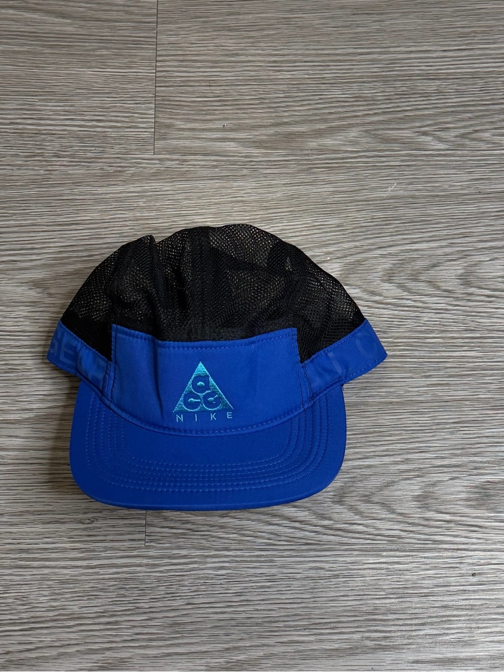 NIKE ACG AW84 ADULT UNISEX RUNNING CAP ONE SIZE BLUE BLACK